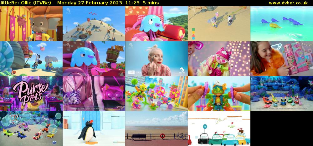 littleBe: Ollie (ITVBe) Monday 27 February 2023 11:25 - 11:30