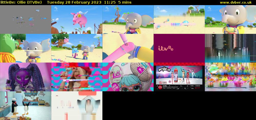 littleBe: Ollie (ITVBe) Tuesday 28 February 2023 11:25 - 11:30