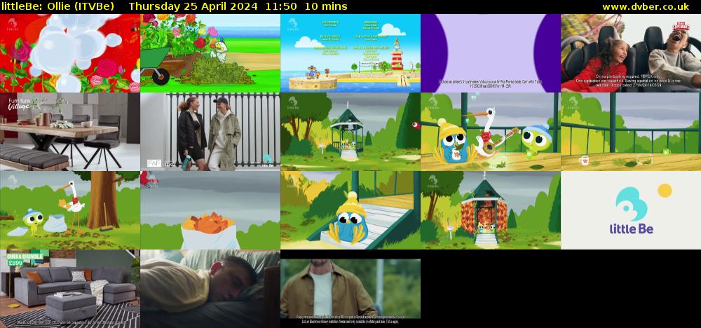 littleBe: Ollie (ITVBe) Thursday 25 April 2024 11:50 - 12:00