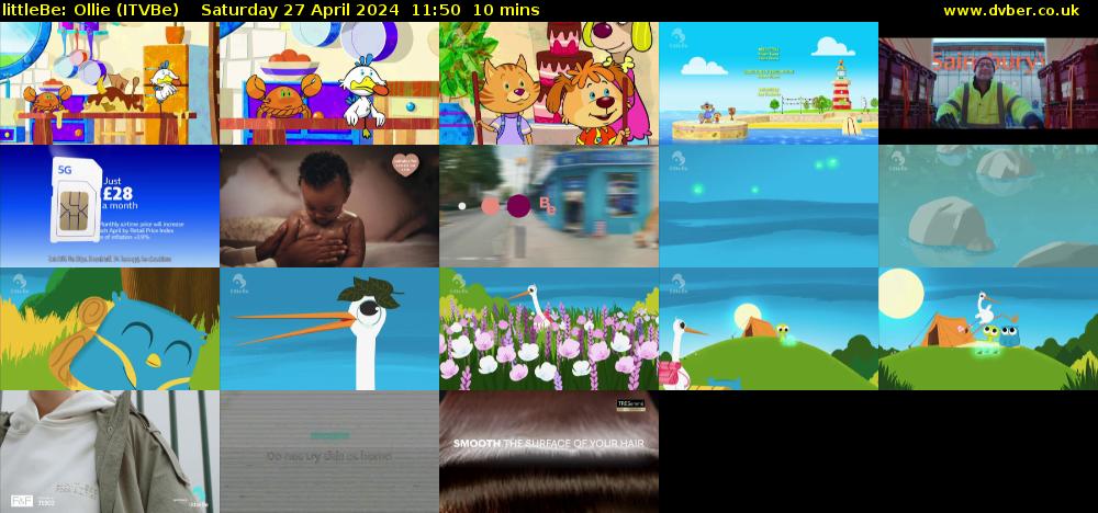 littleBe: Ollie (ITVBe) Saturday 27 April 2024 11:50 - 12:00