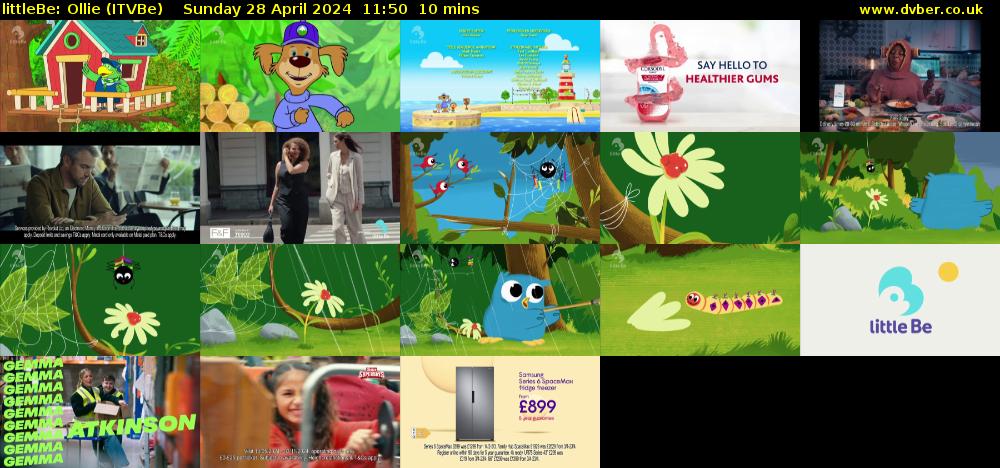 littleBe: Ollie (ITVBe) Sunday 28 April 2024 11:50 - 12:00