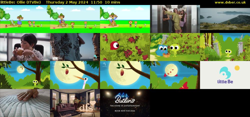 littleBe: Ollie (ITVBe) Thursday 2 May 2024 11:50 - 12:00