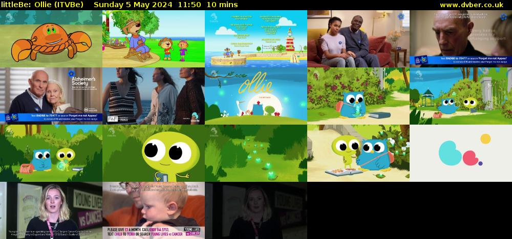 littleBe: Ollie (ITVBe) Sunday 5 May 2024 11:50 - 12:00
