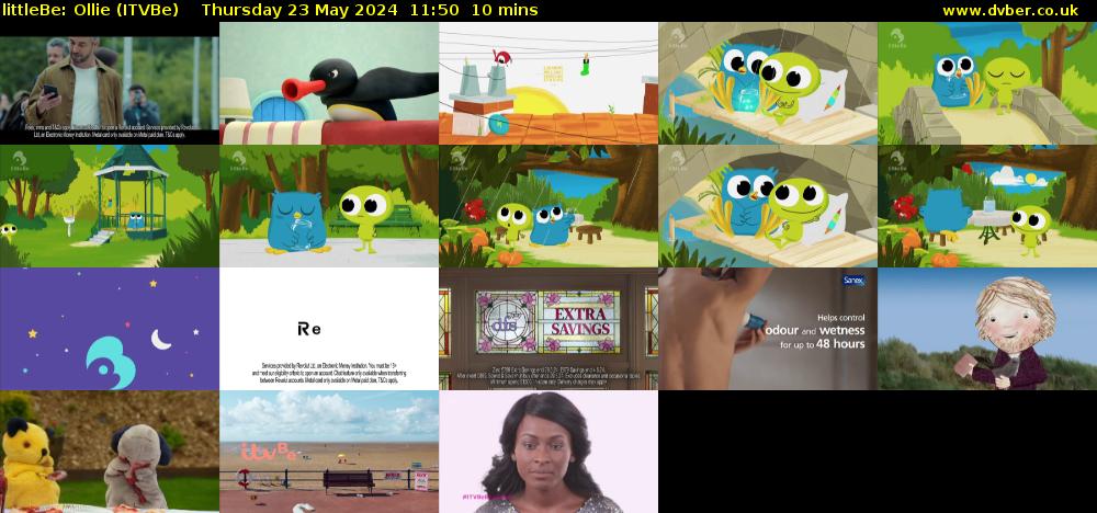 littleBe: Ollie (ITVBe) Thursday 23 May 2024 11:50 - 12:00