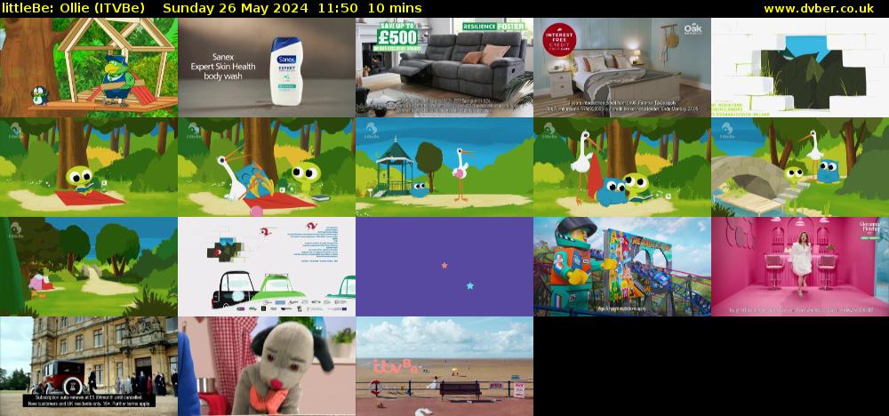 littleBe: Ollie (ITVBe) Sunday 26 May 2024 11:50 - 12:00