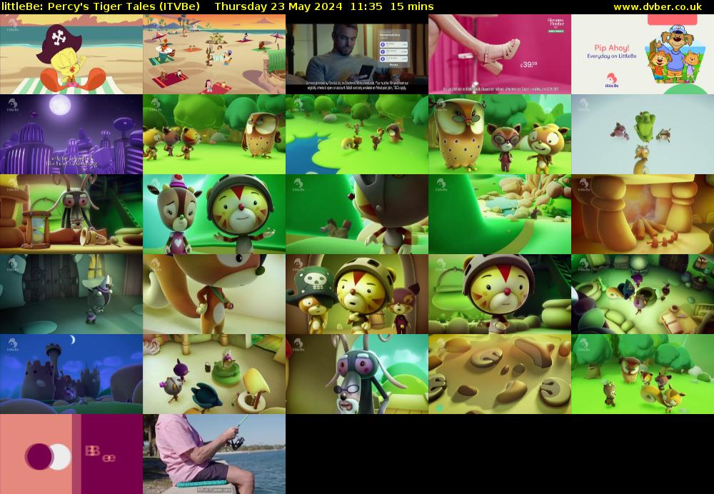 littleBe: Percy's Tiger Tales (ITVBe) Thursday 23 May 2024 11:35 - 11:50
