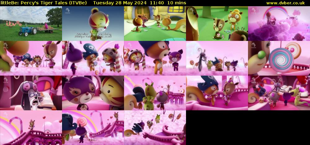 littleBe: Percy's Tiger Tales (ITVBe) Tuesday 28 May 2024 11:40 - 11:50