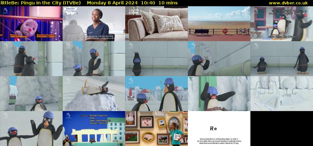 littleBe: Pingu in the City (ITVBe) Monday 8 April 2024 10:40 - 10:50