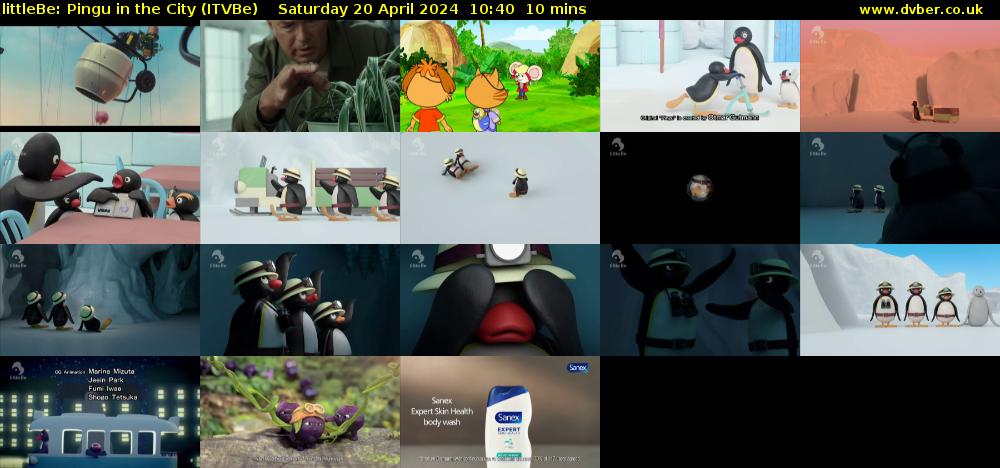 littleBe: Pingu in the City (ITVBe) Saturday 20 April 2024 10:40 - 10:50