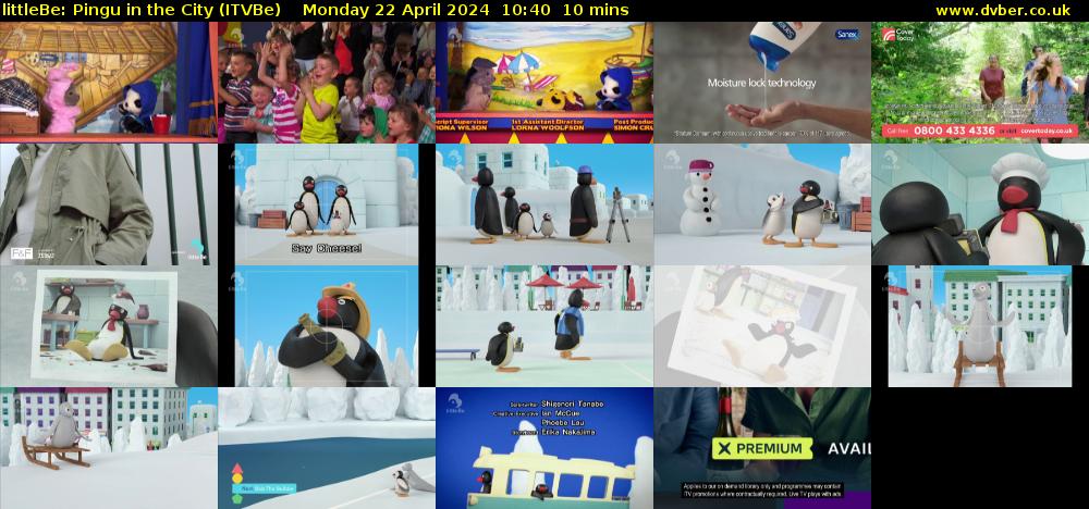 littleBe: Pingu in the City (ITVBe) Monday 22 April 2024 10:40 - 10:50