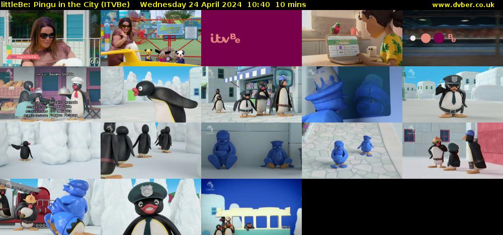 littleBe: Pingu in the City (ITVBe) Wednesday 24 April 2024 10:40 - 10:50