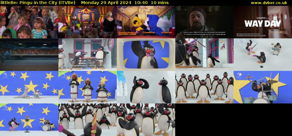 littleBe: Pingu in the City (ITVBe) Monday 29 April 2024 10:40 - 10:50