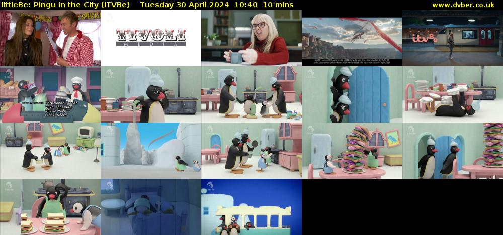 littleBe: Pingu in the City (ITVBe) Tuesday 30 April 2024 10:40 - 10:50