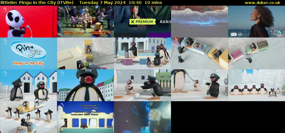 littleBe: Pingu in the City (ITVBe) Tuesday 7 May 2024 10:40 - 10:50