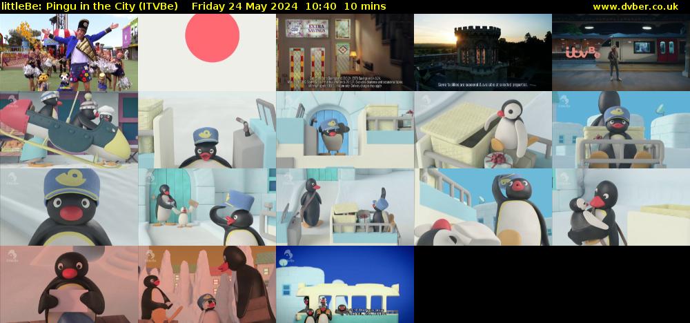 littleBe: Pingu in the City (ITVBe) Friday 24 May 2024 10:40 - 10:50