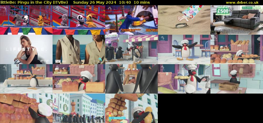 littleBe: Pingu in the City (ITVBe) Sunday 26 May 2024 10:40 - 10:50
