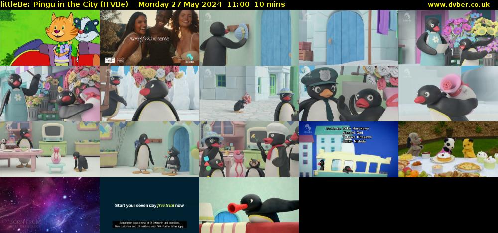 littleBe: Pingu in the City (ITVBe) Monday 27 May 2024 11:00 - 11:10