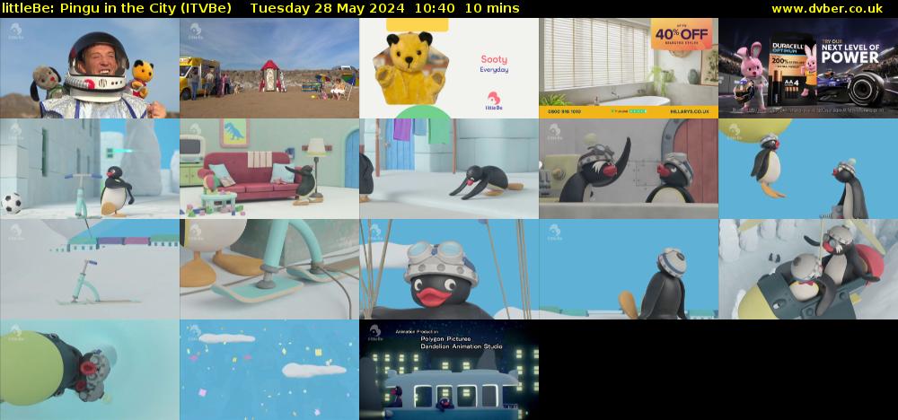 littleBe: Pingu in the City (ITVBe) Tuesday 28 May 2024 10:40 - 10:50