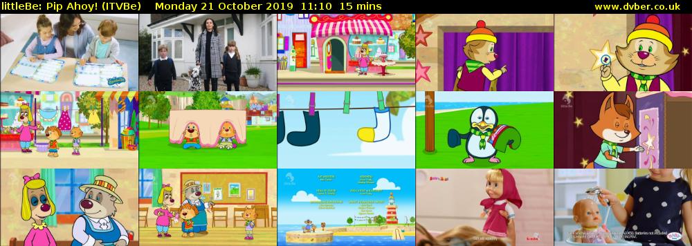 littleBe: Pip Ahoy! (ITVBe) Monday 21 October 2019 11:10 - 11:25