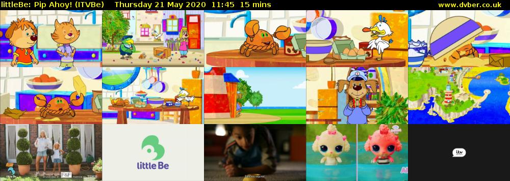 littleBe: Pip Ahoy! (ITVBe) Thursday 21 May 2020 11:45 - 12:00