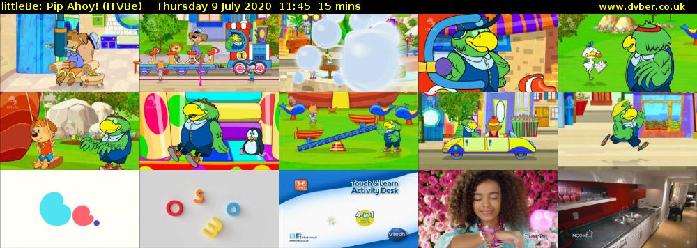 littleBe: Pip Ahoy! (ITVBe) Thursday 9 July 2020 11:45 - 12:00