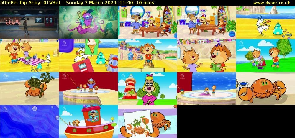littleBe: Pip Ahoy! (ITVBe) Sunday 3 March 2024 11:40 - 11:50