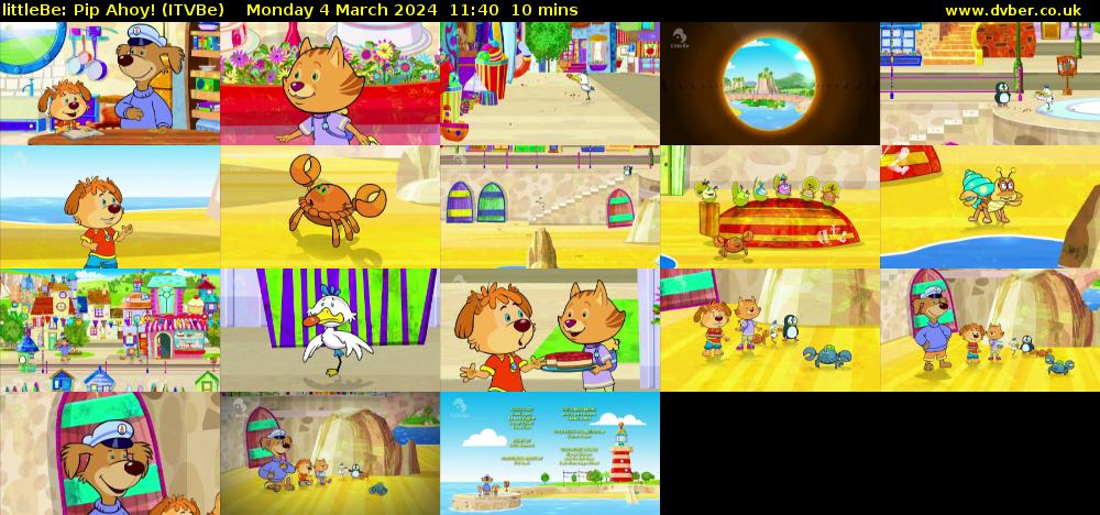 littleBe: Pip Ahoy! (ITVBe) Monday 4 March 2024 11:40 - 11:50