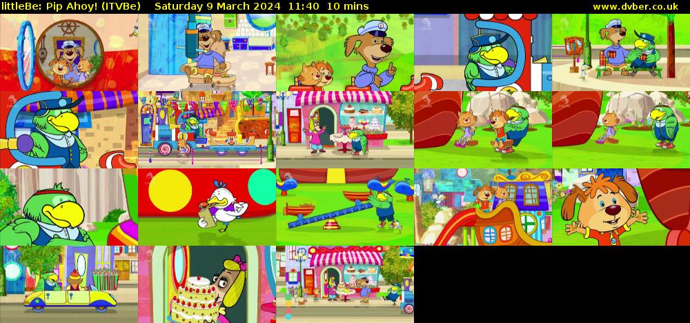 littleBe: Pip Ahoy! (ITVBe) Saturday 9 March 2024 11:40 - 11:50