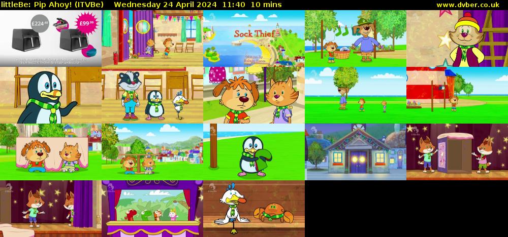littleBe: Pip Ahoy! (ITVBe) Wednesday 24 April 2024 11:40 - 11:50