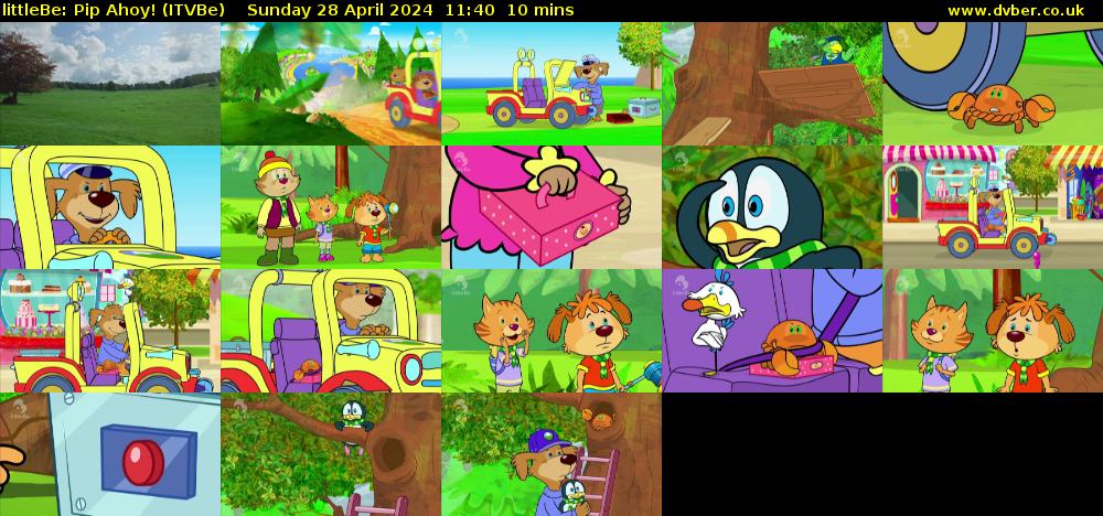 littleBe: Pip Ahoy! (ITVBe) Sunday 28 April 2024 11:40 - 11:50