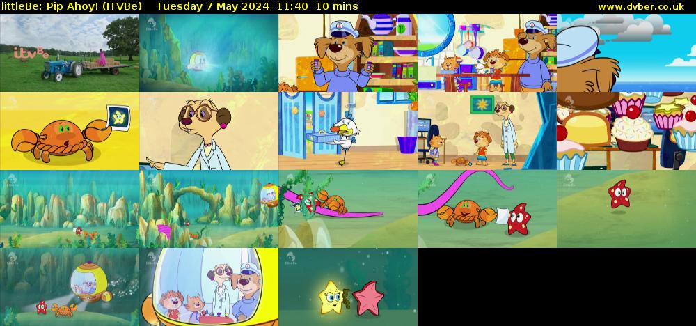 littleBe: Pip Ahoy! (ITVBe) Tuesday 7 May 2024 11:40 - 11:50