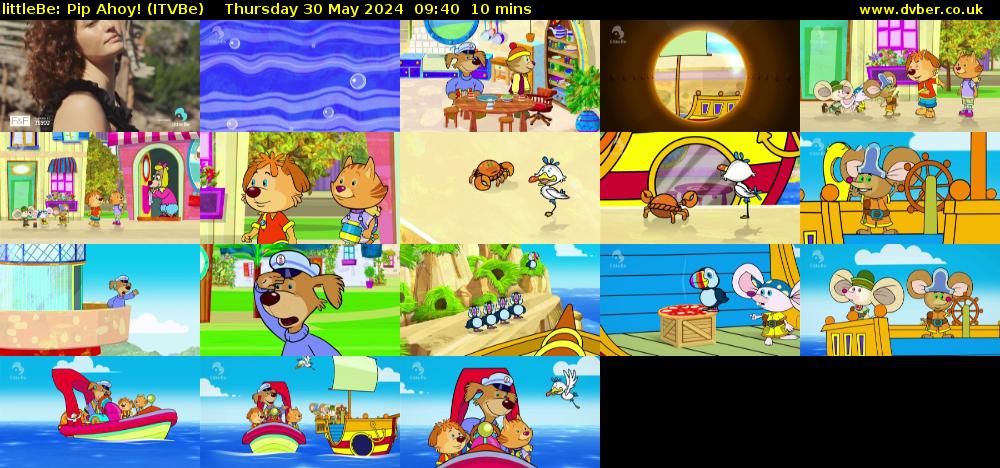 littleBe: Pip Ahoy! (ITVBe) Thursday 30 May 2024 09:40 - 09:50
