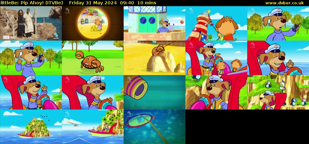 littleBe: Pip Ahoy! (ITVBe) Friday 31 May 2024 09:40 - 09:50