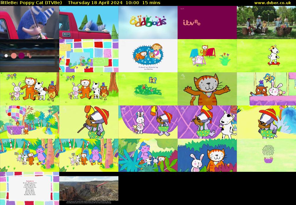 littleBe: Poppy Cat (ITVBe) Thursday 18 April 2024 10:00 - 10:15