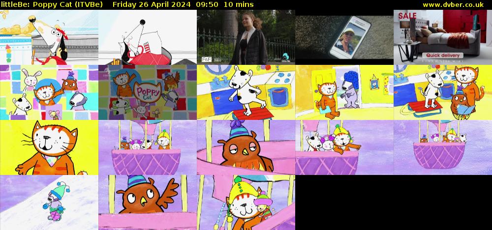 littleBe: Poppy Cat (ITVBe) Friday 26 April 2024 09:50 - 10:00