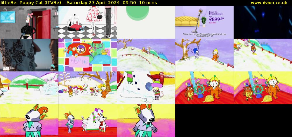 littleBe: Poppy Cat (ITVBe) Saturday 27 April 2024 09:50 - 10:00
