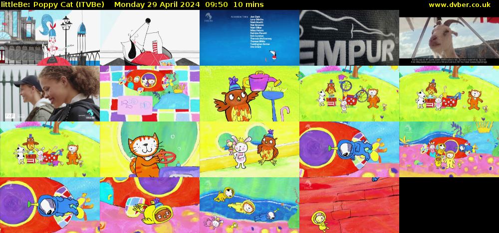 littleBe: Poppy Cat (ITVBe) Monday 29 April 2024 09:50 - 10:00