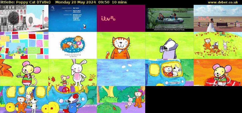 littleBe: Poppy Cat (ITVBe) Monday 20 May 2024 09:50 - 10:00