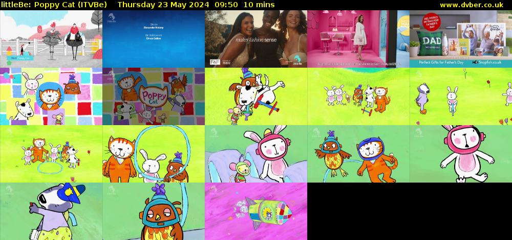 littleBe: Poppy Cat (ITVBe) Thursday 23 May 2024 09:50 - 10:00