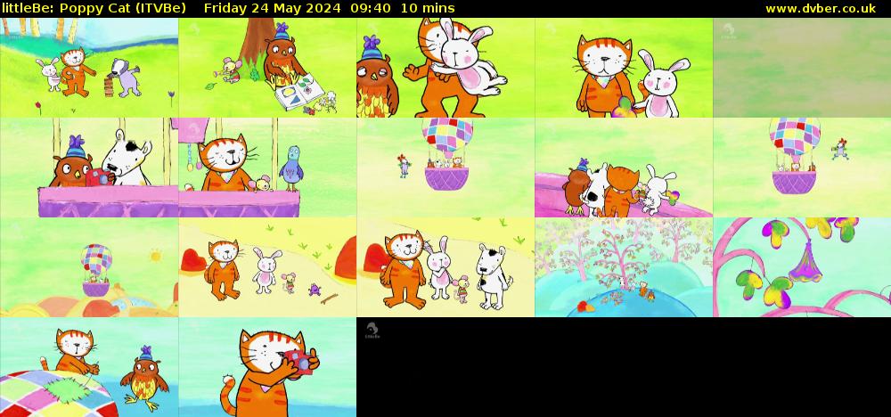 littleBe: Poppy Cat (ITVBe) Friday 24 May 2024 09:40 - 09:50