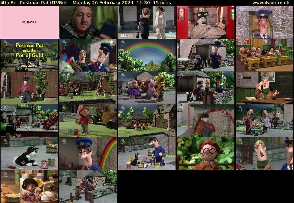 littleBe: Postman Pat (ITVBe) Monday 26 February 2024 11:30 - 11:45