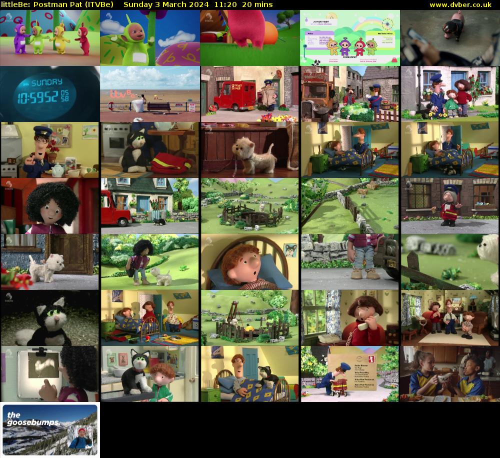 littleBe: Postman Pat (ITVBe) Sunday 3 March 2024 11:20 - 11:40