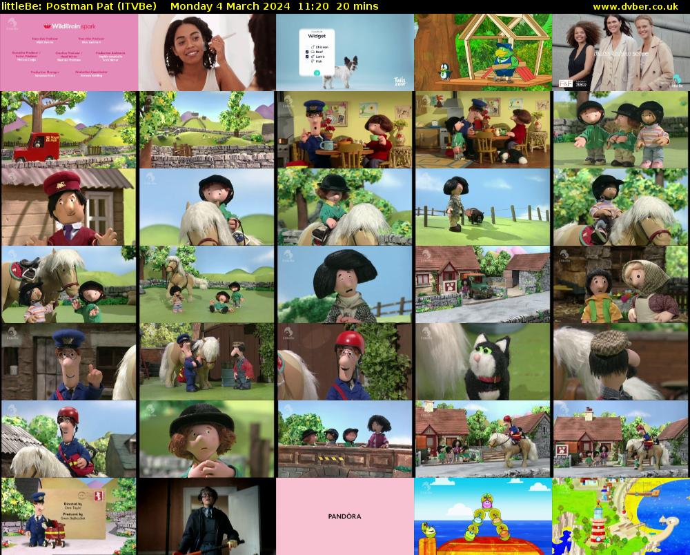 littleBe: Postman Pat (ITVBe) Monday 4 March 2024 11:20 - 11:40