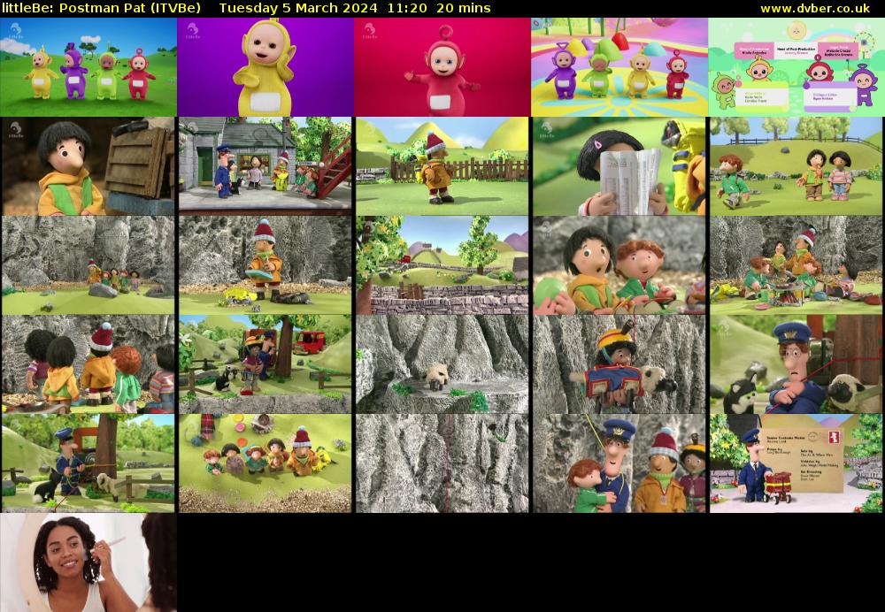 littleBe: Postman Pat (ITVBe) Tuesday 5 March 2024 11:20 - 11:40