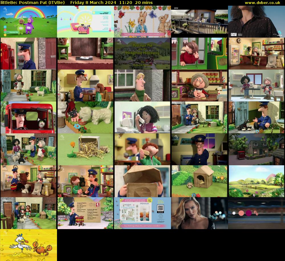 littleBe: Postman Pat (ITVBe) Friday 8 March 2024 11:20 - 11:40