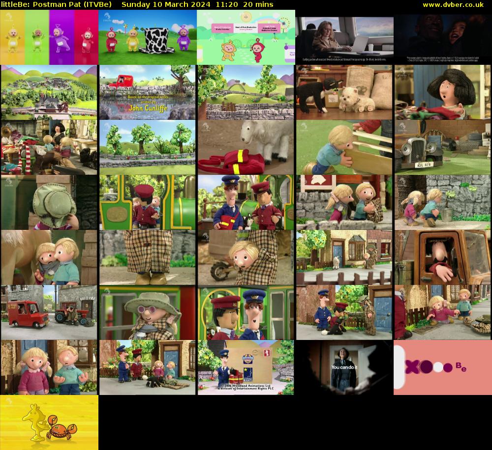 littleBe: Postman Pat (ITVBe) Sunday 10 March 2024 11:20 - 11:40
