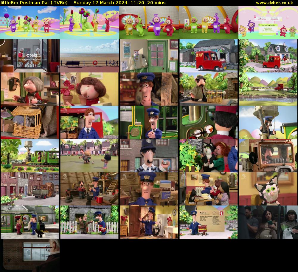 littleBe: Postman Pat (ITVBe) Sunday 17 March 2024 11:20 - 11:40