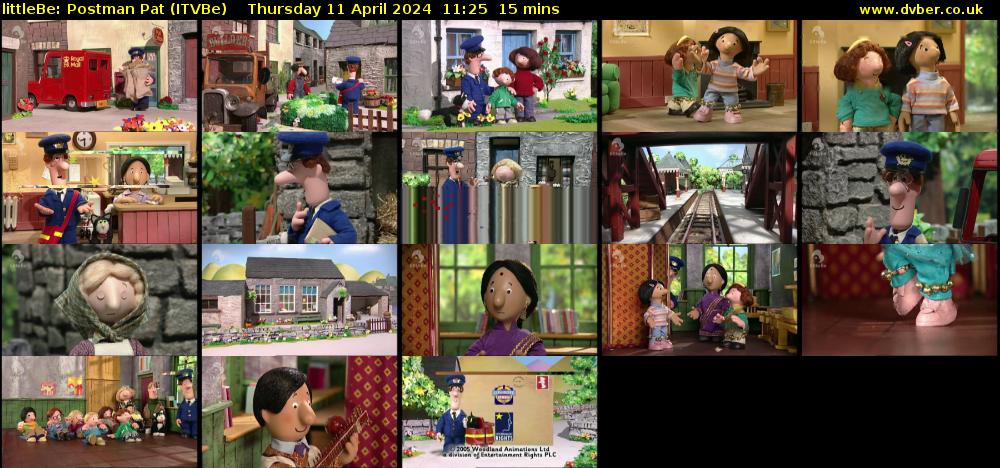 littleBe: Postman Pat (ITVBe) Thursday 11 April 2024 11:25 - 11:40