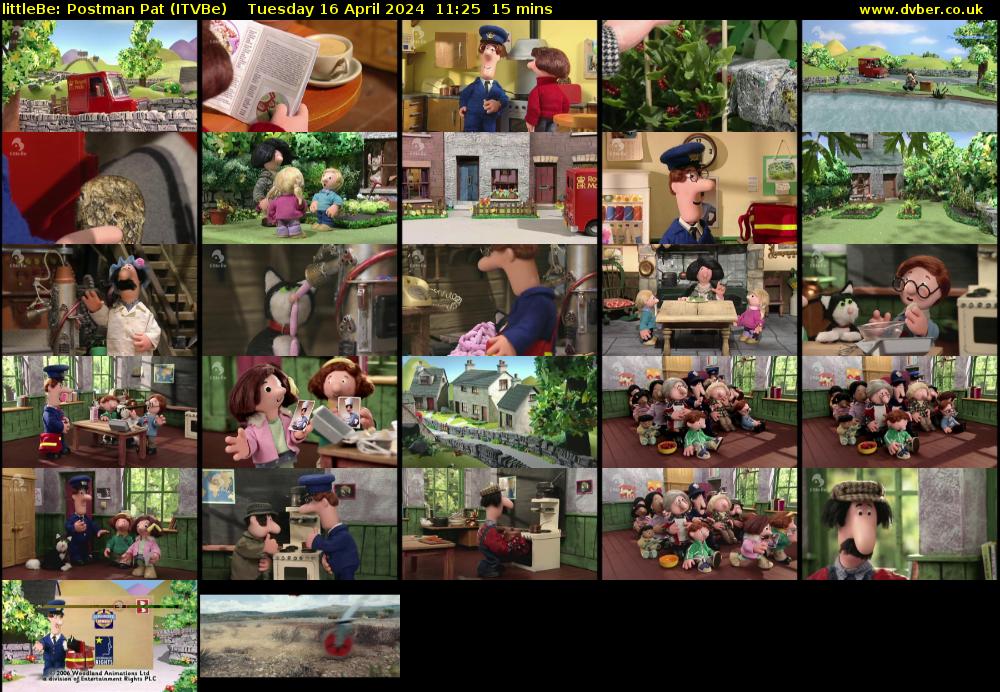 littleBe: Postman Pat (ITVBe) Tuesday 16 April 2024 11:25 - 11:40