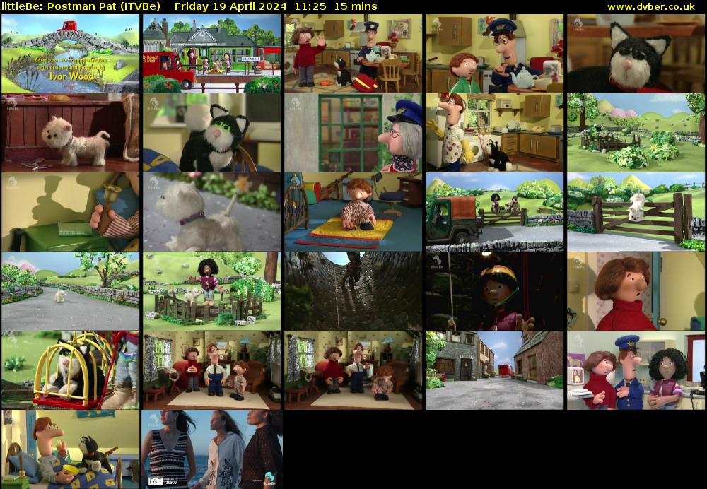 littleBe: Postman Pat (ITVBe) Friday 19 April 2024 11:25 - 11:40